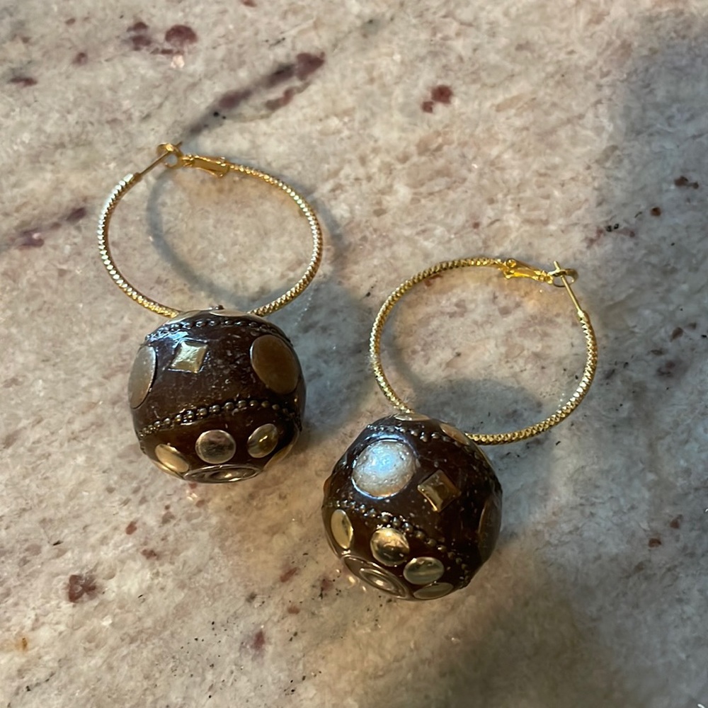 Vintage Gold Hoops